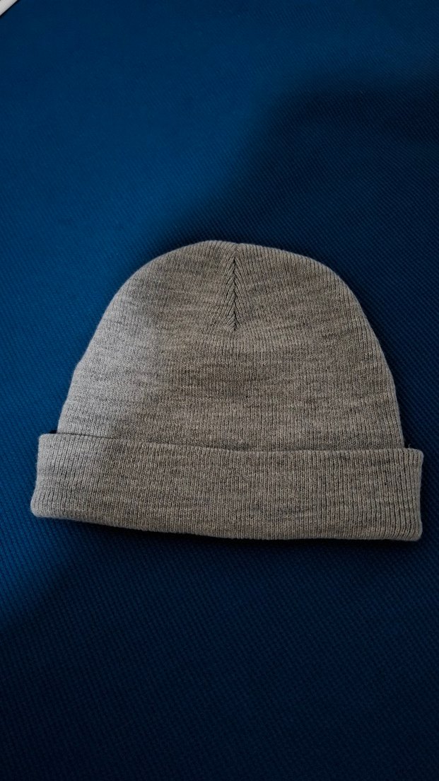 Gri Kadın Bere Kışlık Esnek Şapka - Görsel 2