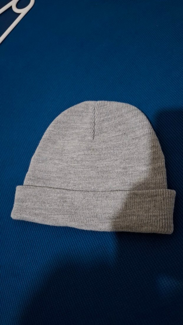 Gri Kadın Bere Kışlık Esnek Şapka - Görsel 3