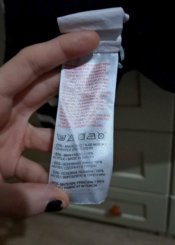 Siyah Beyaz Çizgili Triko Kazak - Görsel 6