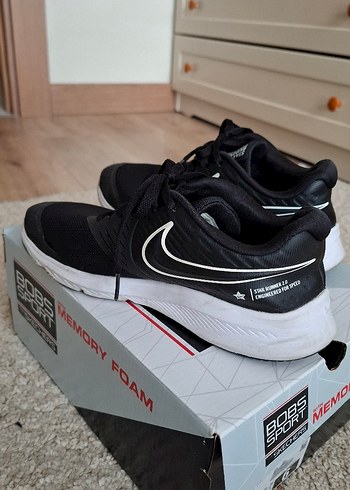 Nike Star Runner 2 Siyah Koşu Ayakkabısı Engineered for Speed - Görsel 5