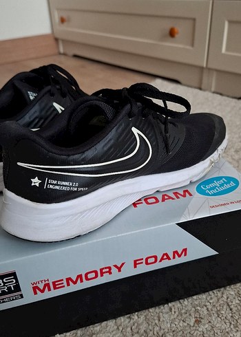 Nike Star Runner 2 Siyah Koşu Ayakkabısı Engineered for Speed - Görsel 4