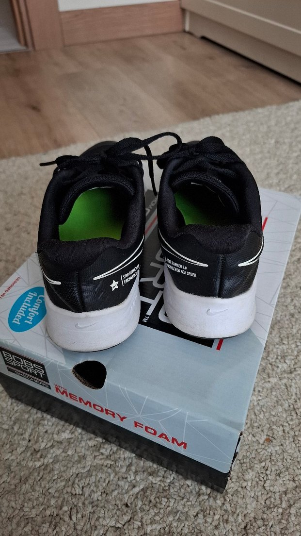 Nike Star Runner 2 Siyah Koşu Ayakkabısı Engineered for Speed - Görsel 3