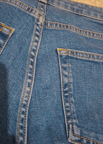 Topshop Moto Tally Kadın Mavi Denim Kot Pantolon - Görsel 9