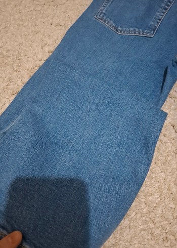 Topshop Moto Tally Kadın Mavi Denim Kot Pantolon - Görsel 8