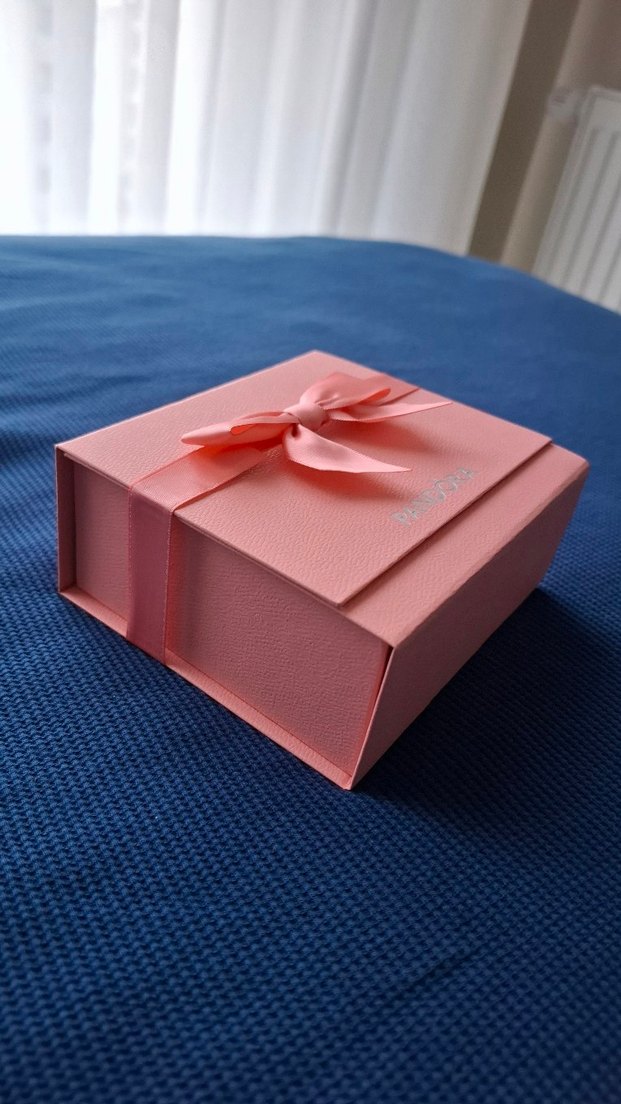 Orijinal Pembe Kurdeleli Pandora Hediye Kutusu - Görsel 2