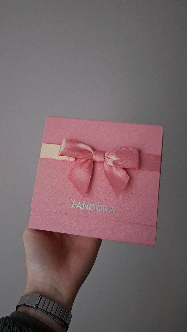 Orijinal Pembe Kurdeleli Pandora Hediye Kutusu - Görsel 3