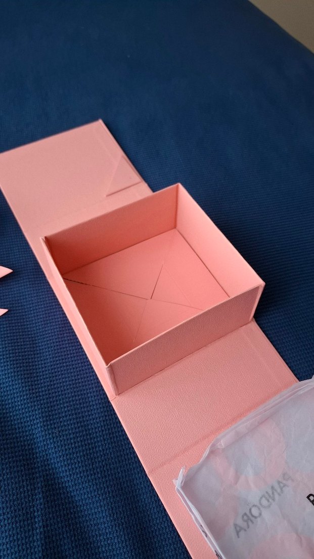 Orijinal Pembe Kurdeleli Pandora Hediye Kutusu - Görsel 5