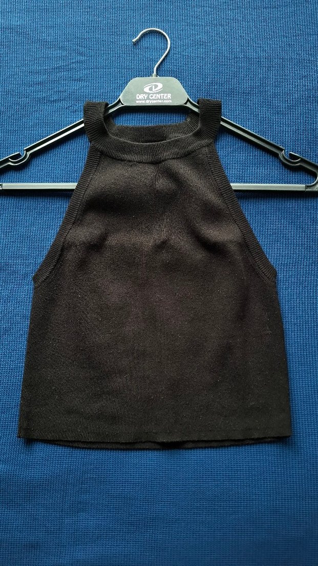 Lefties Siyah Halter Kol Bluz - Görsel 4