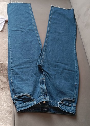 Gevşek Kesim Denim Kadın Jean