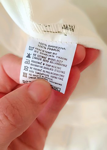 9 Yaş Beden beyaz Renk Düğmeli Beyaz Pamuklu Uzun Kollu Kadın Gömlek