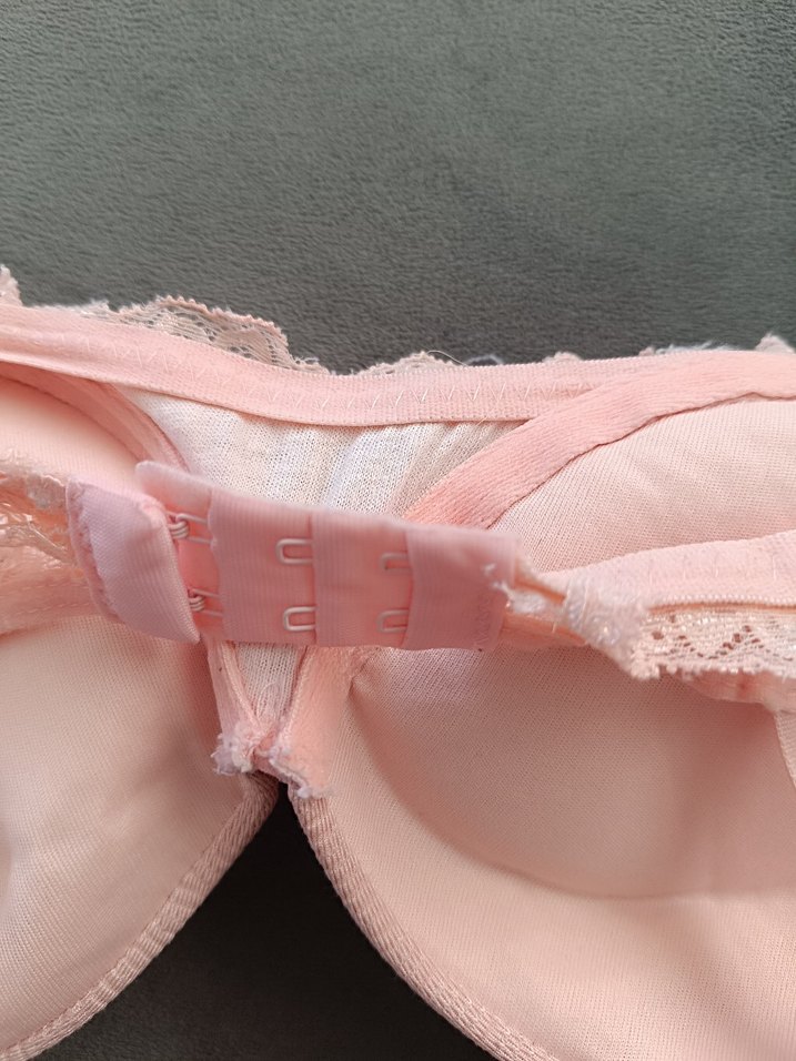 Pastel Pembe Dantel Detaylı Bohem Sütyen - Görsel 2