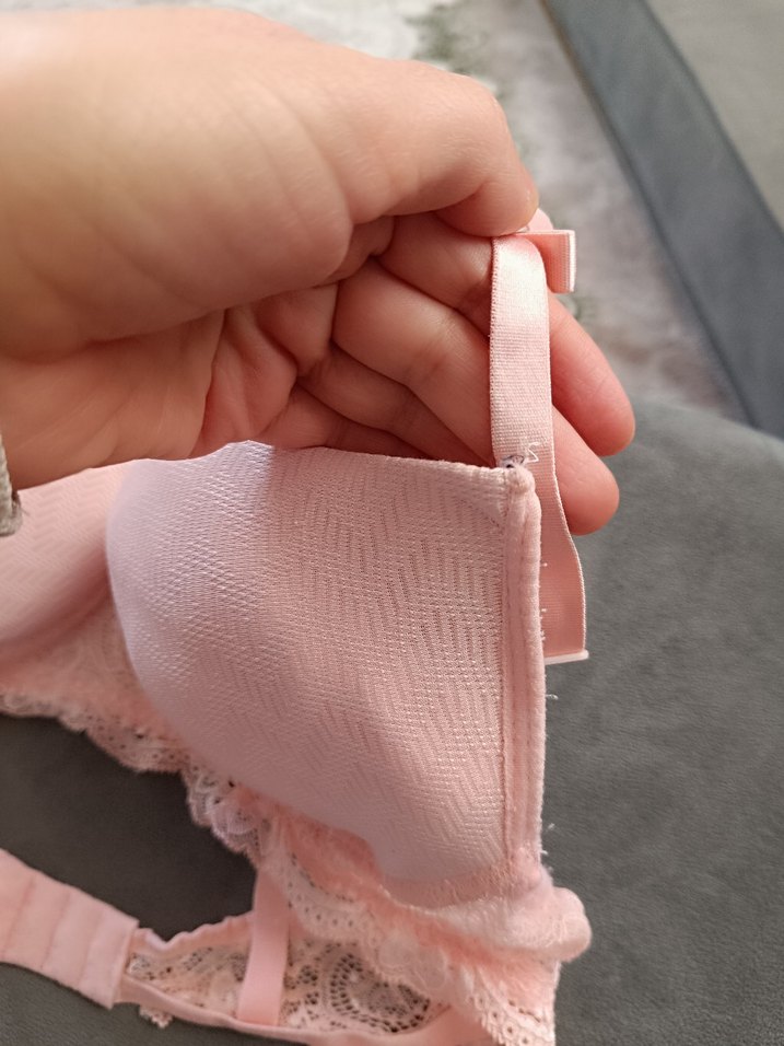 Pastel Pembe Dantel Detaylı Bohem Sütyen - Görsel 5