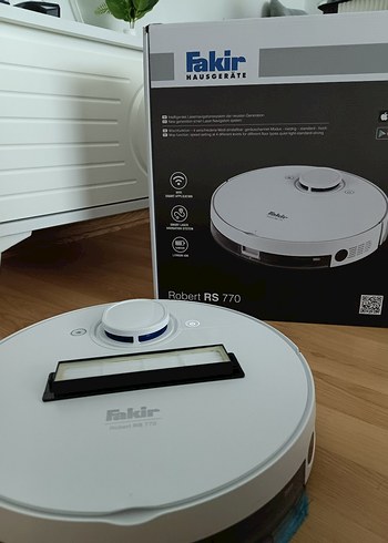 Fakir Robert RS 770 Robot Süpürge Beyaz
