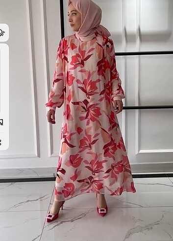 Hub store şifon elbise - Görsel 6