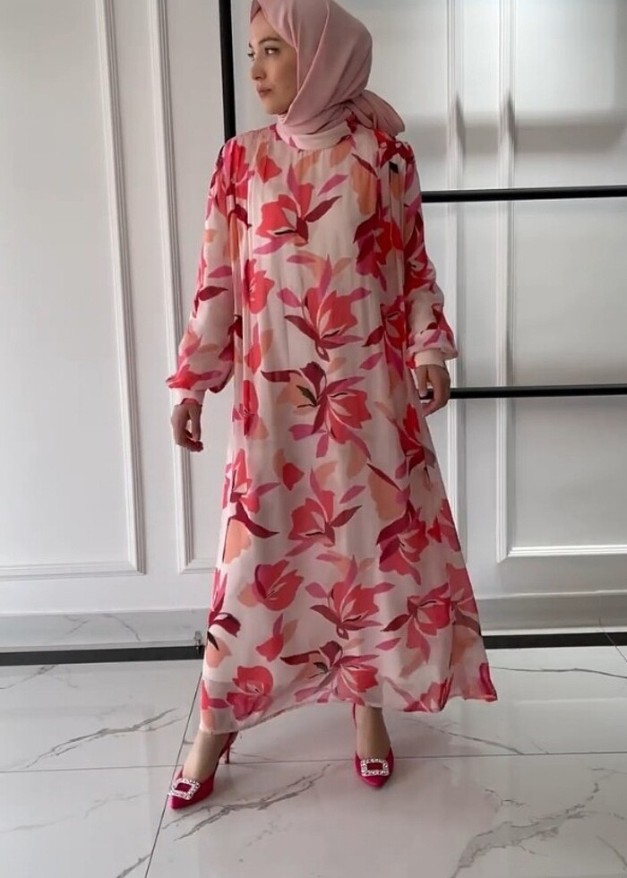 Hub store şifon elbise - Görsel 2