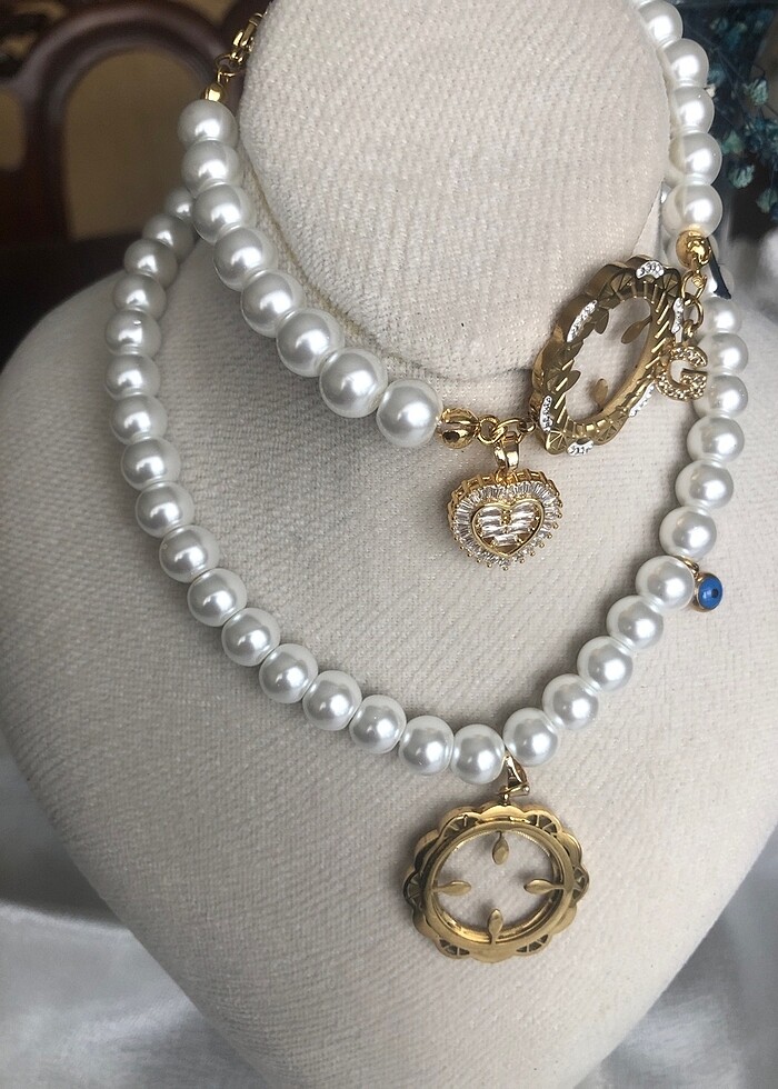 İnci kolye ve bileklik - Görsel 2