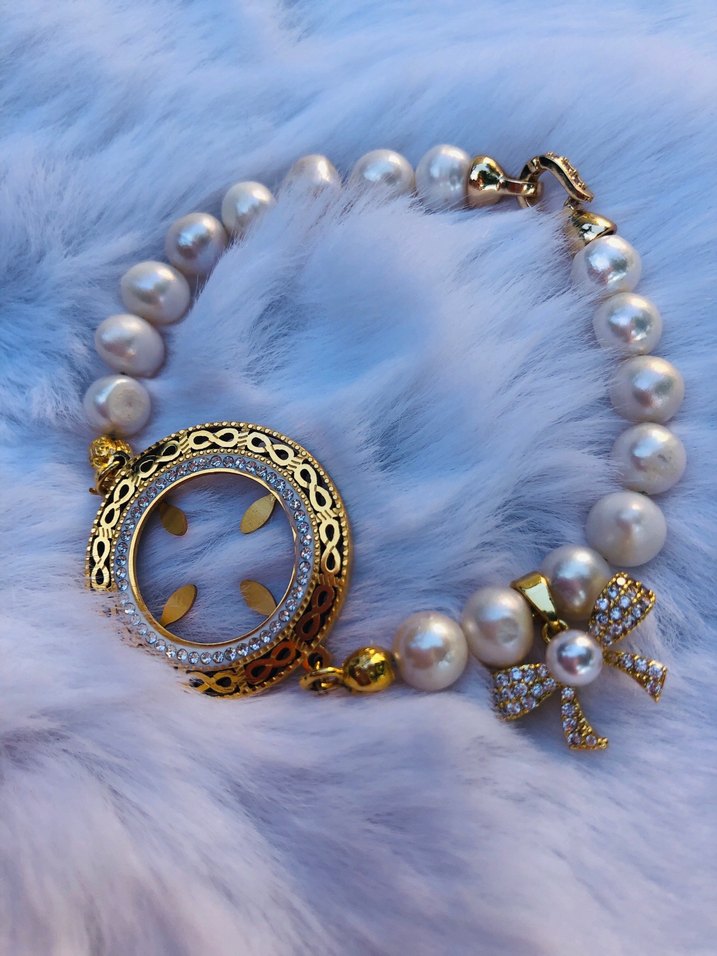 İnci ve Altın Detaylı Bohem Bileklik - Görsel 3