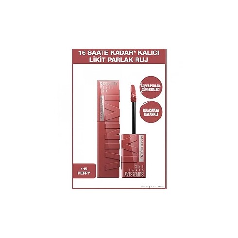 MAYBELLINE VINYL INK PEPPY 115