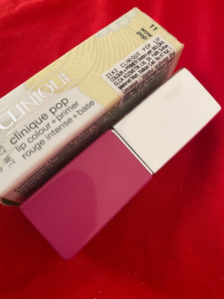 Clinique Pop Lipstick Renkli Primerli Pembe - Görsel 3