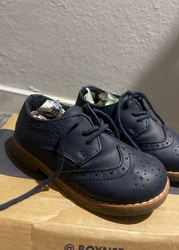 Koyu Mavi Erkek Çocuk Özel Gün Ayakkabısı - Görsel 2