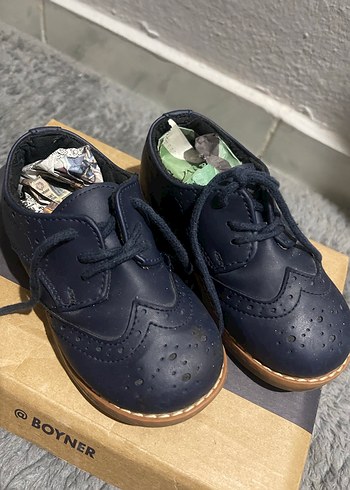 Koyu Mavi Erkek Çocuk Özel Gün Ayakkabısı - Görsel 3