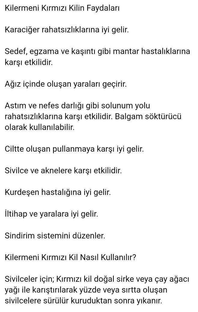 yenilebilir doğal kil - Görsel 2