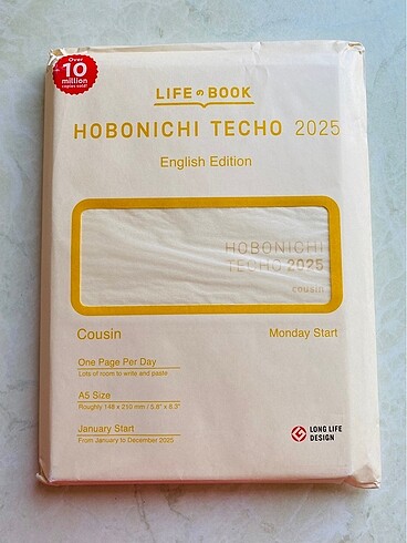 Hobonichi Techo 2025 Cousin A5