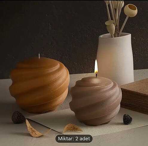 Silikon mum kalıbı