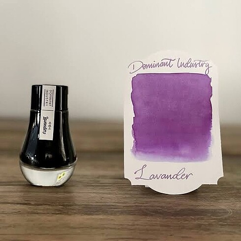 Dominant Ind. Lavender sample mürekkep.