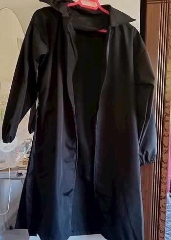 Siyah Gotik Uzun Kaban - Görsel 3