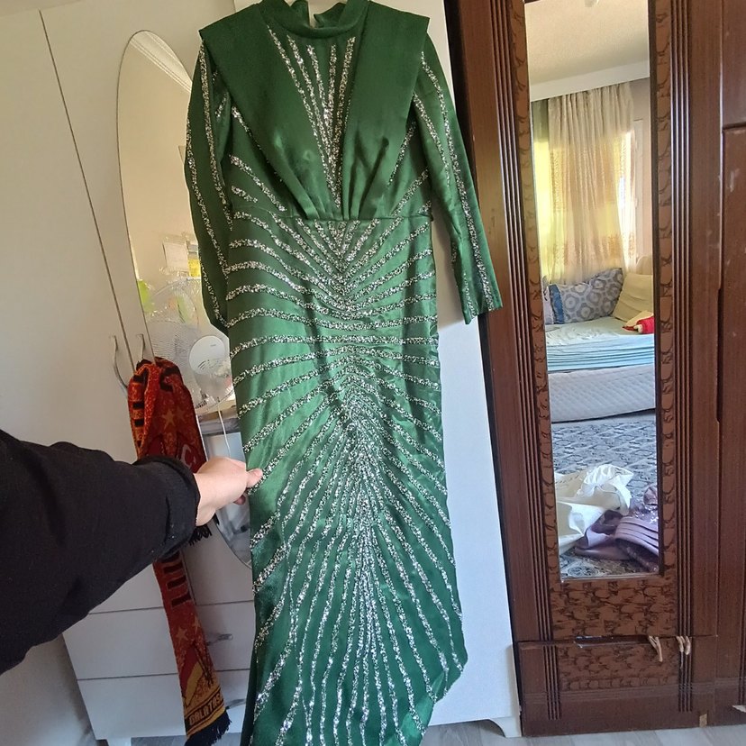 Tesettür abiye elbise. - Görsel 2