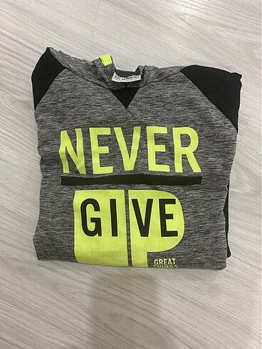 12-13 Yaş Beden çeşitli Renk sweat tişort
