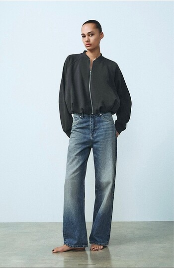 Zara Pelüş Bomber Ceket