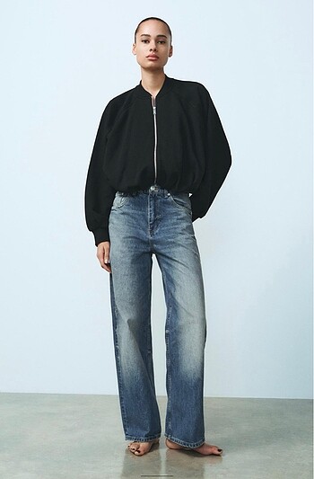 Zara Pelüş Bomber Ceket