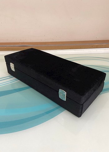 Bordo Kadife Takı ve Saat Kutusu - Görsel 8