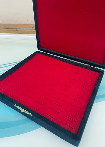 Kırmızı Vintage Kadın Kol Düğmeleri Seti - Görsel 3