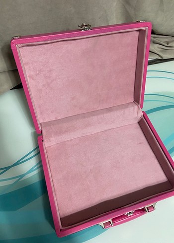 Parlak Pembe Makyaj Düzenleyici Çanta - Görsel 2