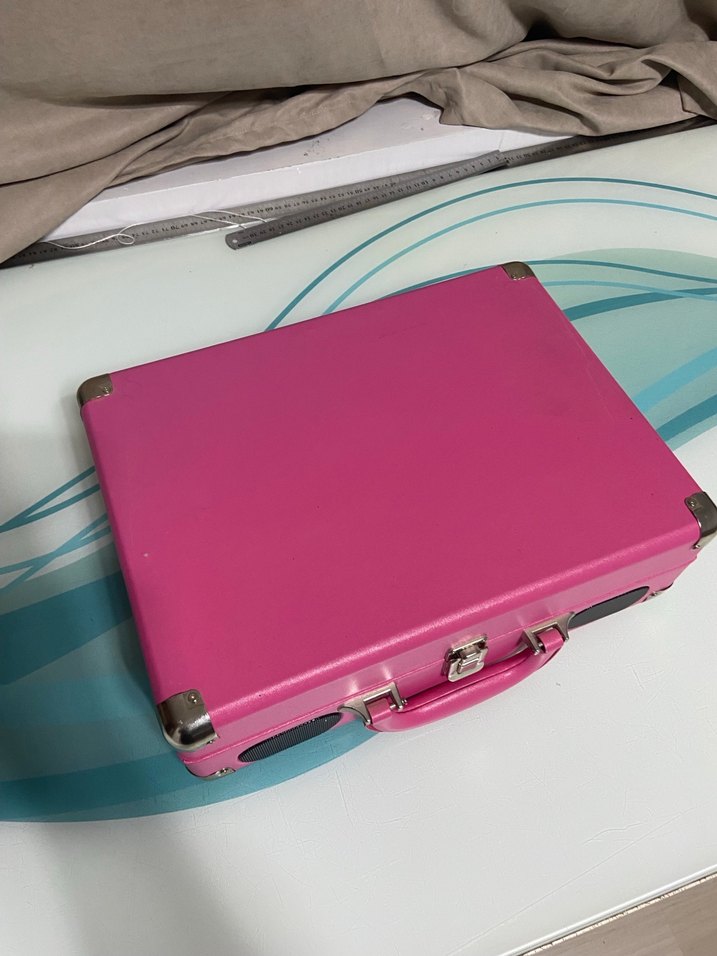 Parlak Pembe Makyaj Düzenleyici Çanta - Görsel 5