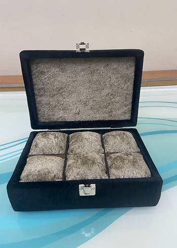 Gri Kadife Saat Kutusu Organizer - Görsel 7