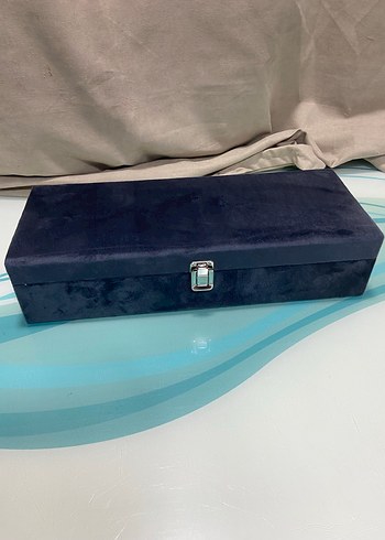 Çok Bölmeli Koyu Renkli Kutu Saat Kutusu - Görsel 7