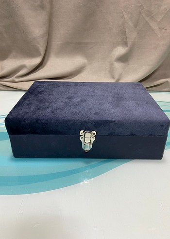 Lacivert Deri Saat Kutusu - Görsel 6