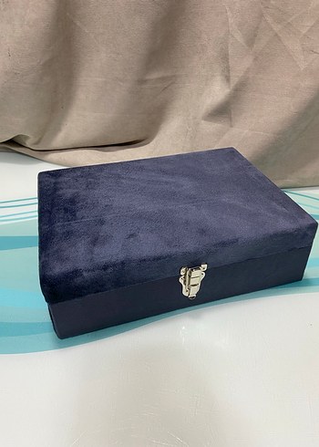 Lacivert Deri Saat Kutusu - Görsel 8