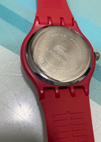 Lacoste Kırmızı Erkek Kol Saati - Görsel 6