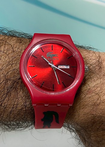 Lacoste Kırmızı Erkek Kol Saati - Görsel 3