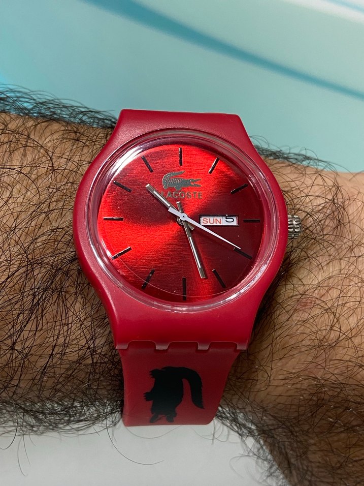 Lacoste Kırmızı Erkek Kol Saati - Görsel 3