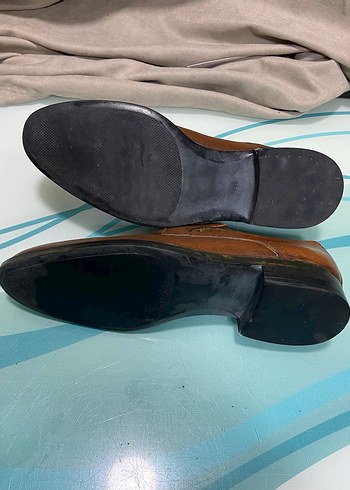 Klasik Kahverengi Deri Erkek Ayakkabı - Görsel 6