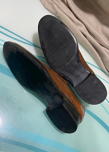 Klasik Kahverengi Deri Erkek Ayakkabı - Görsel 7