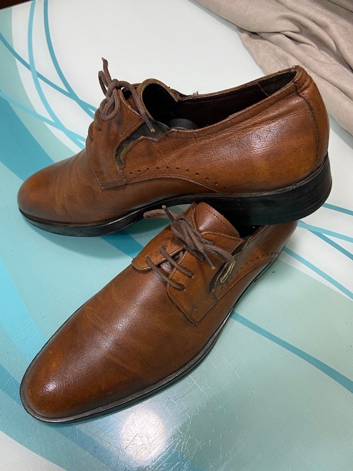 Klasik Kahverengi Deri Erkek Ayakkabı - Görsel 2
