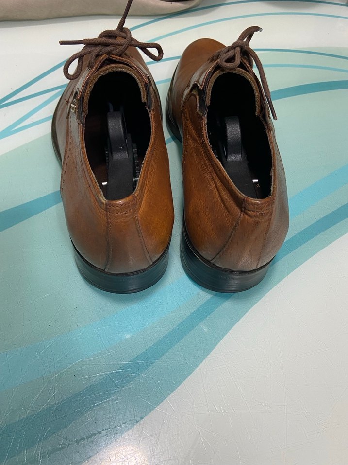 Klasik Kahverengi Deri Erkek Ayakkabı - Görsel 5