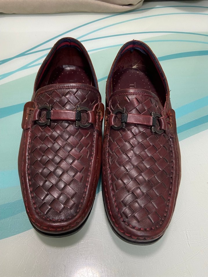 Kahverengi Deri Tokalı Erkek Klasik Ayakkabı - Görsel 2